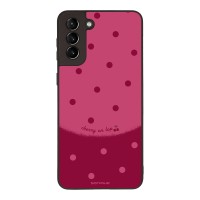 Θήκη Sonique Delulu Polka Era Series για Samsung Galaxy S21 Plus Top Cherry