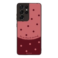 Θήκη Sonique Delulu Polka Era Series για Samsung Galaxy S21 Ultra Blame Cherries
