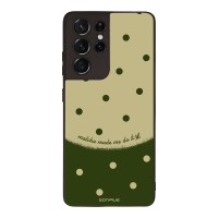 Θήκη Sonique Delulu Polka Era Series για Samsung Galaxy S21 Ultra Delulu Matcha