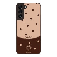 Θήκη Sonique Delulu Polka Era Series για Samsung Galaxy S22 Plus Coffee First