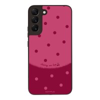 Θήκη Sonique Delulu Polka Era Series για Samsung Galaxy S22 Plus Top Cherry