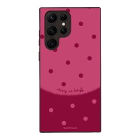 Θήκη Sonique Delulu Polka Era Series για Samsung Galaxy S22 Ultra Top Cherry