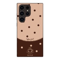 Θήκη Sonique Delulu Polka Era Series για Samsung Galaxy S23 Ultra Coffee First
