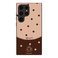 Θήκη Sonique Delulu Polka Era Series για Samsung Galaxy S24 Ultra Coffee First
