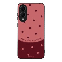 Θήκη Sonique Delulu Polka Era Series για Samsung Galaxy S25 Edge Blame Cherries