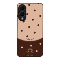 Θήκη Sonique Delulu Polka Era Series για Samsung Galaxy S25 Edge Coffee First