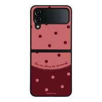 Θήκη Sonique Delulu Polka Era Series για Samsung Galaxy Z Flip 4 Blame Cherries