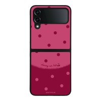 Θήκη Sonique Delulu Polka Era Series για Samsung Galaxy Z Flip 4 Top Cherry