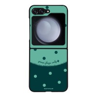 Θήκη Sonique Delulu Polka Era Series για Samsung Galaxy Z Flip 5 Green Flags