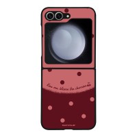 Θήκη Sonique Delulu Polka Era Series για Samsung Galaxy Z Flip 6 / Galaxy Z Flip 7 FE 5G Blame Cherries