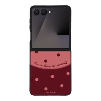 Θήκη Sonique Delulu Polka Era Series για Samsung Galaxy Z Flip 7 Blame Cherries