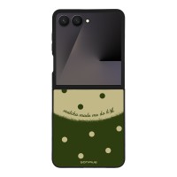 Θήκη Sonique Delulu Polka Era Series για Samsung Galaxy Z Flip 7 Delulu Matcha