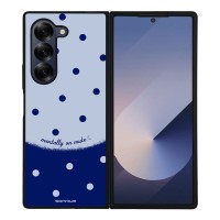 Θήκη Sonique Delulu Polka Era Series για Samsung Galaxy Z Fold 6 Blue Mentally