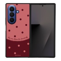 Θήκη Sonique Delulu Polka Era Series για Samsung Galaxy Z Fold 7 Blame Cherries