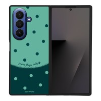 Θήκη Sonique Delulu Polka Era Series για Samsung Galaxy Z Fold 7 Green Flags