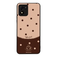 Θήκη Sonique Delulu Polka Era Series για VIVO Y01 4G Coffee First