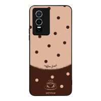 Θήκη Sonique Delulu Polka Era Series για VIVO Y74s / VIVO Y76 5G Coffee First