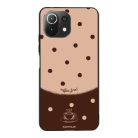 Θήκη Sonique Delulu Polka Era Series για Xiaomi Mi 11 Lite 4G / Mi 11 Lite 5G Coffee First