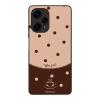 Θήκη Sonique Delulu Polka Era Series για Xiaomi Poco F5 5G Coffee First