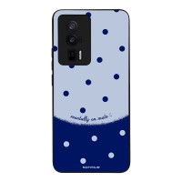 Θήκη Sonique Delulu Polka Era Series για Xiaomi Poco F5 Pro 5G Blue Mentally