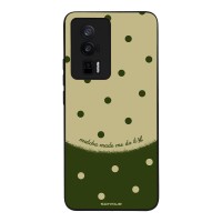 Θήκη Sonique Delulu Polka Era Series για Xiaomi Poco F5 Pro 5G Delulu Matcha