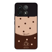 Θήκη Sonique Delulu Polka Era Series για Xiaomi Poco F6 Pro 5G Coffee First