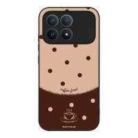 Θήκη Sonique Delulu Polka Era Series για Xiaomi Poco F8 Pro 5G Coffee First