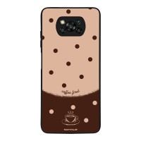 Θήκη Sonique Delulu Polka Era Series για Xiaomi Poco X3 NFC / Poco X3 Pro Coffee First