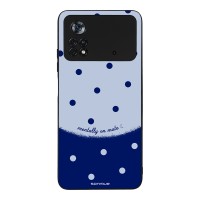 Θήκη Sonique Delulu Polka Era Series για Xiaomi Poco X4 Pro 5G Blue Mentally