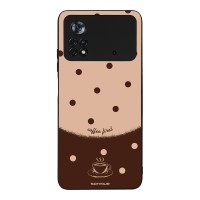 Θήκη Sonique Delulu Polka Era Series για Xiaomi Poco X4 Pro 5G Coffee First