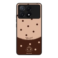 Θήκη Sonique Delulu Polka Era Series για Xiaomi Poco X6 Pro 5G Coffee First