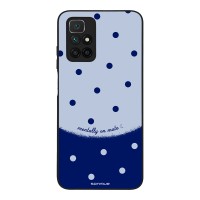 Θήκη Sonique Delulu Polka Era Series για Xiaomi Redmi 10 / Redmi 10 2022 Blue Mentally