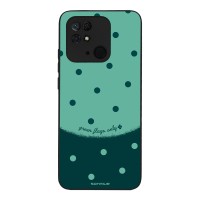 Θήκη Sonique Delulu Polka Era Series για Xiaomi Redmi 10C Green Flags