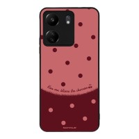 Θήκη Sonique Delulu Polka Era Series για Xiaomi Redmi 13C 4G / Poco C65 4G Blame Cherries