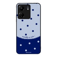 Θήκη Sonique Delulu Polka Era Series για Xiaomi Redmi 13C 4G / Poco C65 4G Blue Mentally