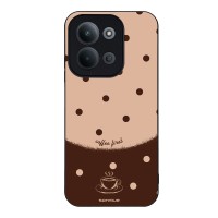 Θήκη Sonique Delulu Polka Era Series για Xiaomi Redmi 15C 4G / Redmi 15C 5G / Poco C85 4G Coffee First