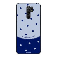 Θήκη Sonique Delulu Polka Era Series για Xiaomi Redmi 9 Blue Mentally