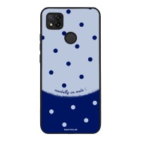 Θήκη Sonique Delulu Polka Era Series για Xiaomi Redmi 9C / Redmi 10A Blue Mentally