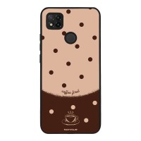 Θήκη Sonique Delulu Polka Era Series για Xiaomi Redmi 9C / Redmi 10A Coffee First