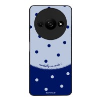 Θήκη Sonique Delulu Polka Era Series για Xiaomi Redmi A3 / Redmi A3x Blue Mentally