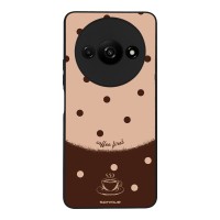 Θήκη Sonique Delulu Polka Era Series για Xiaomi Redmi A3 / Redmi A3x Coffee First