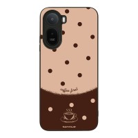 Θήκη Sonique Delulu Polka Era Series για Xiaomi Redmi A7 Pro 4G Coffee First