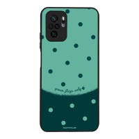 Θήκη Sonique Delulu Polka Era Series για Xiaomi Redmi Note 10 / Redmi Note 10s / Poco M5s Green Flags