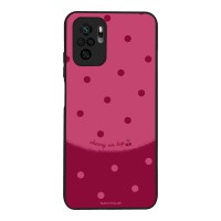 Θήκη Sonique Delulu Polka Era Series για Xiaomi Redmi Note 10 / Redmi Note 10s / Poco M5s Top Cherry
