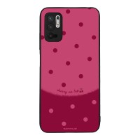 Θήκη Sonique Delulu Polka Era Series για Xiaomi Redmi Note 10 5G / Poco M3 Pro 5G Top Cherry