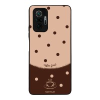 Θήκη Sonique Delulu Polka Era Series για Xiaomi Redmi Note 10 Pro Coffee First