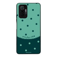 Θήκη Sonique Delulu Polka Era Series για Xiaomi Redmi Note 10 Pro Green Flags