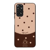 Θήκη Sonique Delulu Polka Era Series για Xiaomi Redmi Note 11 4G / Redmi Note 11S Coffee First