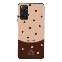Θήκη Sonique Delulu Polka Era Series για Xiaomi Redmi Note 11 Pro 4G/5G / Redmi Note 12 Pro 4G Coffee First