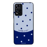 Θήκη Sonique Delulu Polka Era Series για Xiaomi Redmi Note 11 Pro Plus 5G Blue Mentally